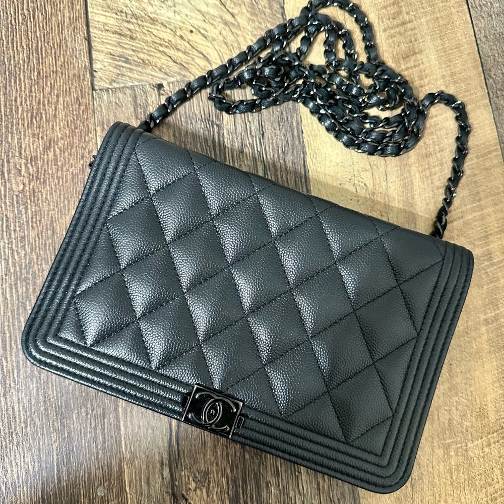 Chanel boy so black WOC